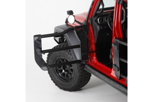 Go Rhino Trailline Front Tubular Doors - Textured Black - JT / JL