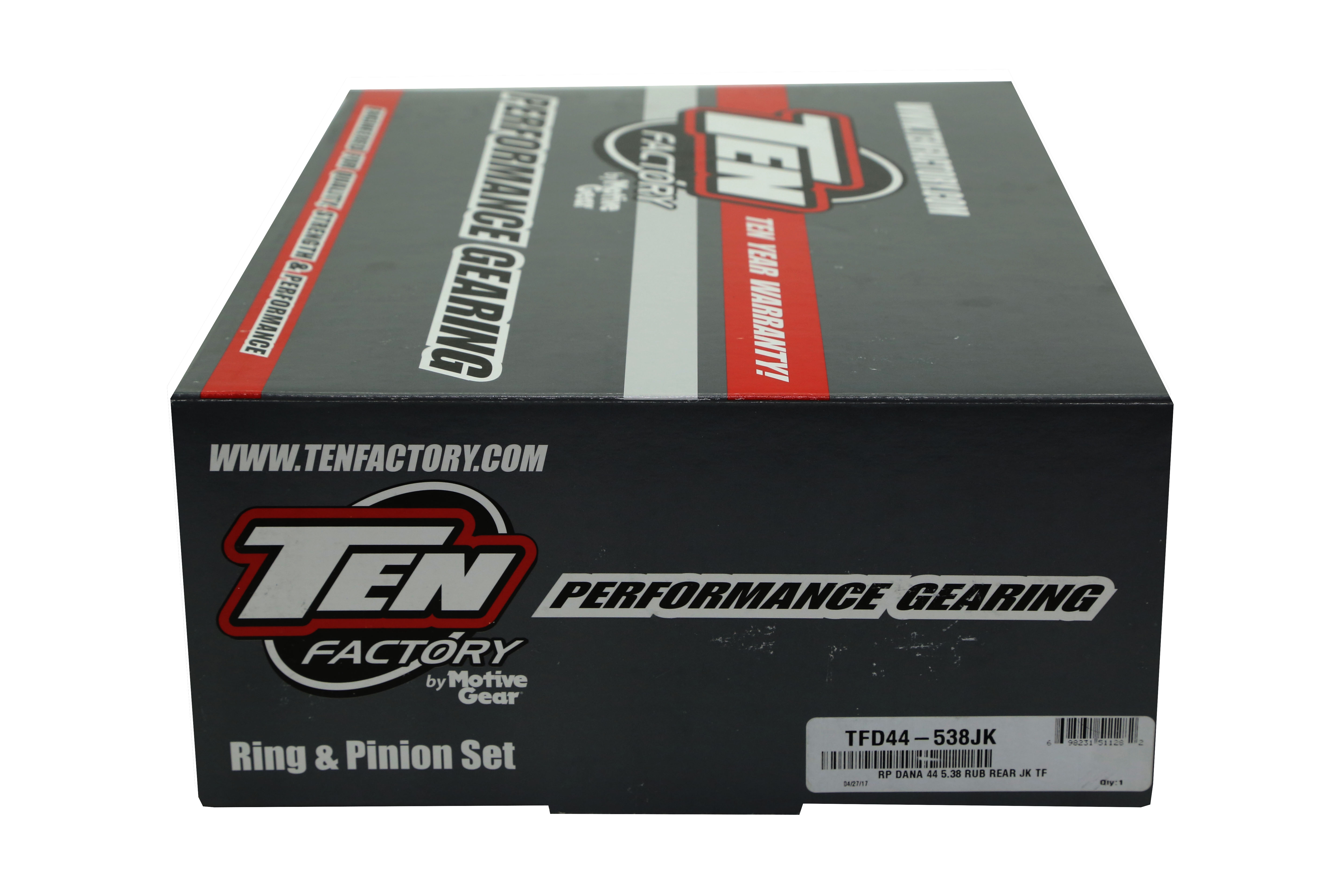 Ten Factory by Motive Gear Dana 44 5.38 Ring and Pinion Set - JK