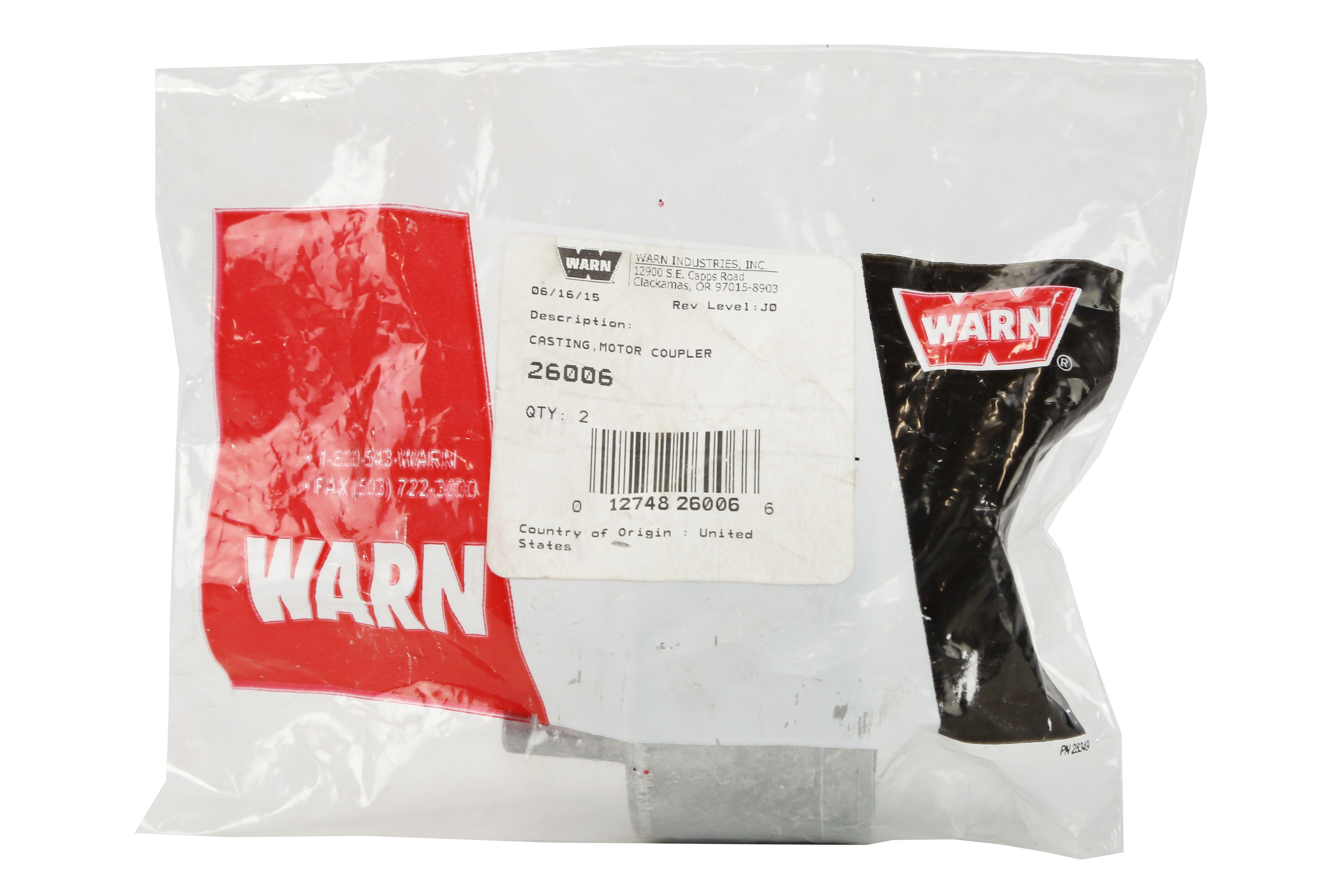 Warn Casting Motor Coupler