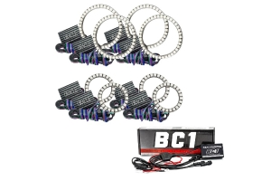 Oracle Lighting Vector Series Grill Surface Mount LED Halo Kit, White - JT/JL/JK