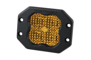 Diode Dynamics SS3 Pro Flush Mount LED Pod, ABL Yellow - Flood