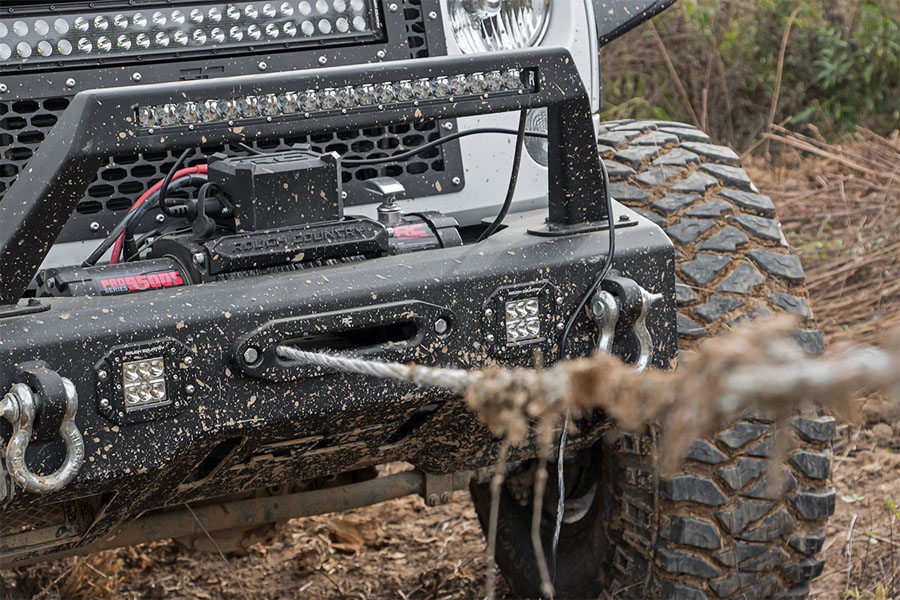 Rough Country 9500lbs PRO Series Winch w/ Synthetic Rope
