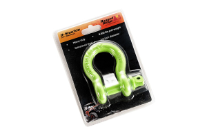 Rugged Ridge D-Shackle, 3/4-Inch, 9500 Pound, Green