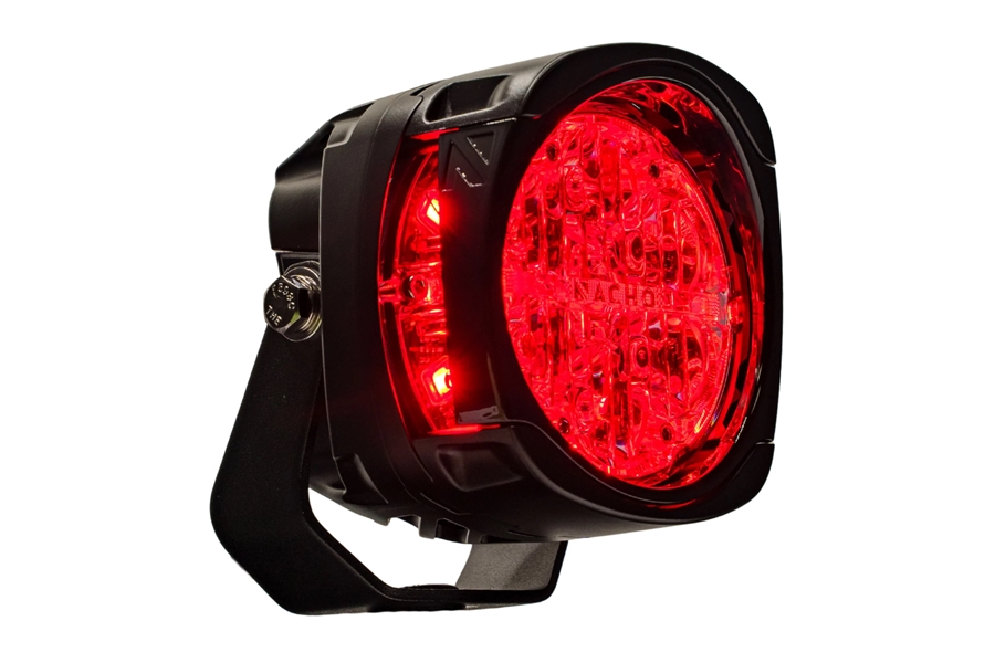 Nacho Offroad Technology Quatro Chase LED Lights, Red