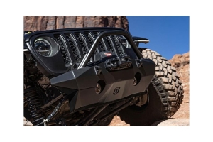 Icon Vehicle Dynamics Pro Recessed Front Bumper with Bar and Tabs - JT/JL
