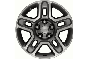 Mopar Slotted Off-Road Wheel 17x8.5 5x5 Satin Carbon - JT/JL/JK