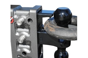GEN-Y Hitch Mega-Duty 5in Drop Hitch w/ Dual-Ball Mount and Pintle Lock