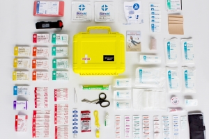 Outer Limit Supply Waterproof 6000 Series First Aid Kit - Yellow