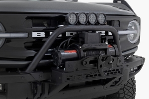 Rough Country Safari Bar Kit OE Modular Steel Bumper 3in OSRAM Angle Wide Series    - Bronco 2021+