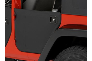 Bestop Fabric Lower Rear Half Doors Black Diamond - JK 4dr