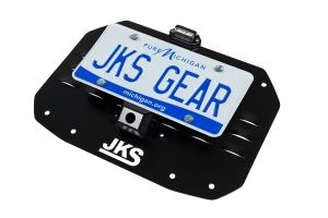 JKS Tailgate Vent Cover w/ License Plate and Camera Mount - JL