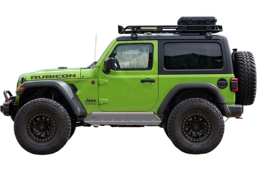Next Venture Motorsports Trailbreaker Series Rock Sliders, Frame Mounted - Bare - JL 2DR
