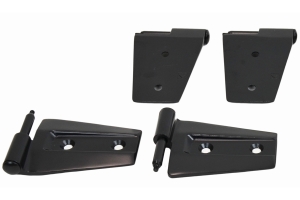 Kentrol 4-Pieces Door Hinge Set - Textured Black  - JK 2Dr