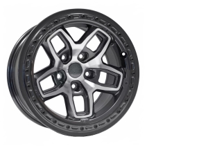 AEV Borah Wheel Onyx Black/Machined 17x8.5 5x5 - JK