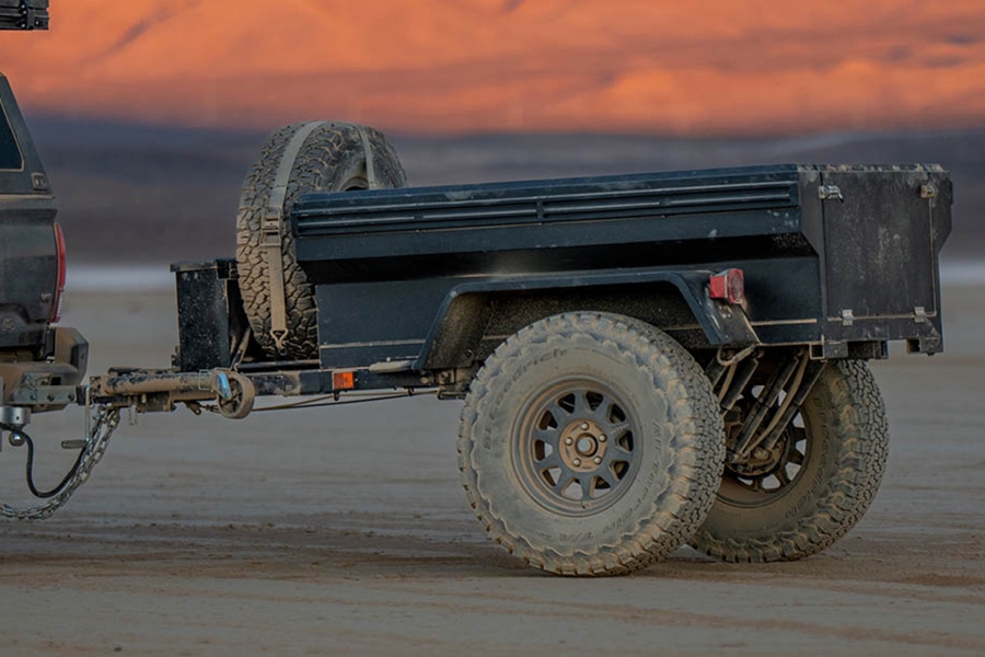 Overland Vehicle Systems Military Style Off Road Trailer w/ Full Articulating Suspension - 5x5 Bolt Pattern