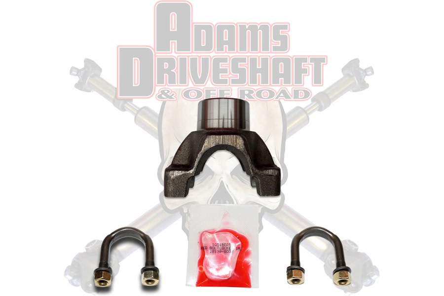 Adams Driveshaft 1310 Series U-Bolt Style Rear Forged Pinion Yoke  - JK Rubicon or Non Rubicon Dana 44 