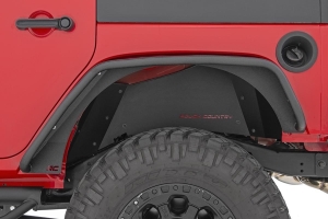 Rough Country Tubular Rear Fender Flare Set - JK