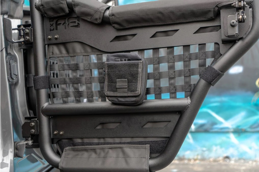 Body Armor Rear Tube Doors w/ Webbing (Pair) - Bronco 2021+ 4Dr