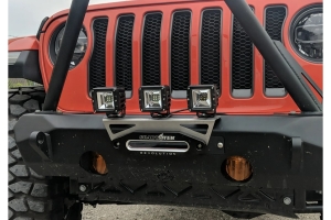 Crawltek Universal Fairlead Light Mount - Bare