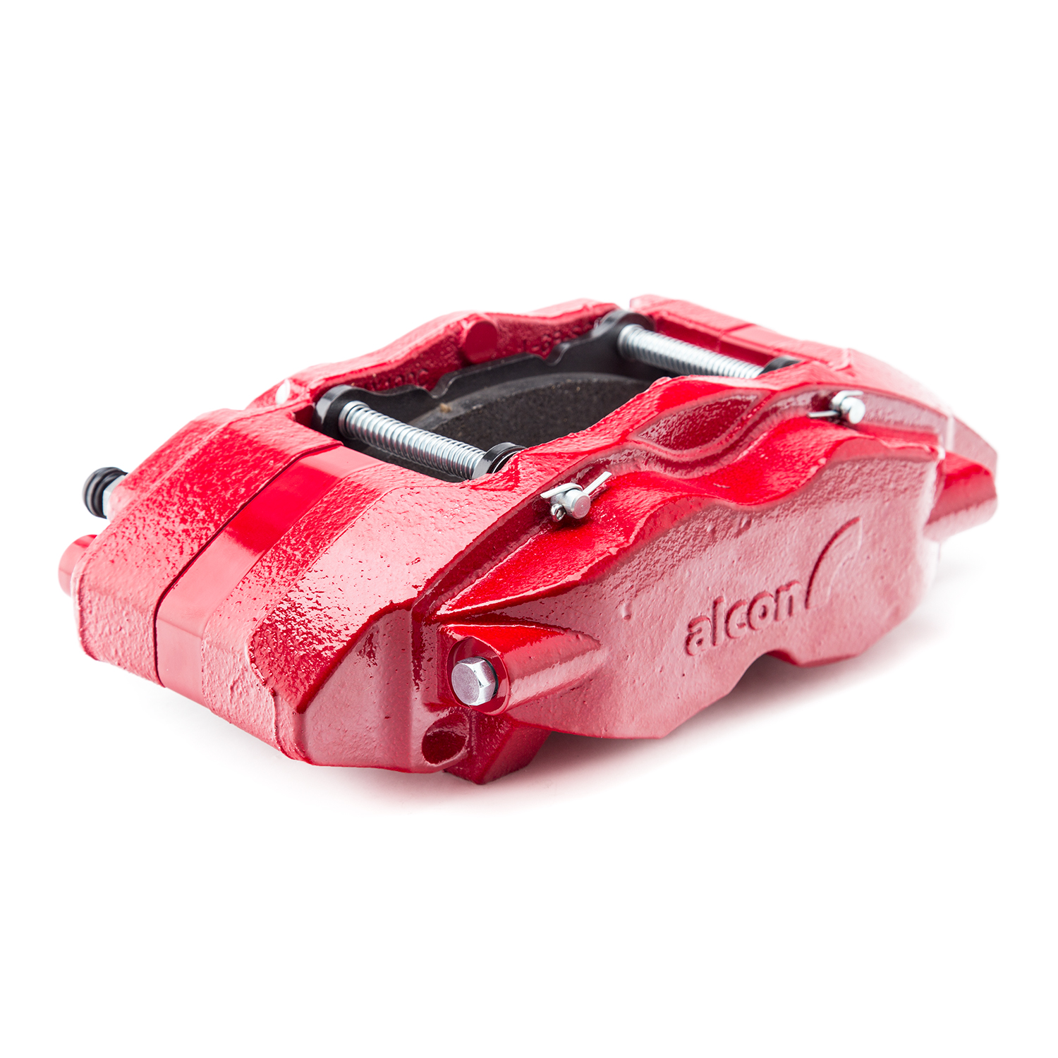 Alcon Heavy Duty Front Brake Kit 4-Piston Red Calipers 350x32mm Rotors - JK