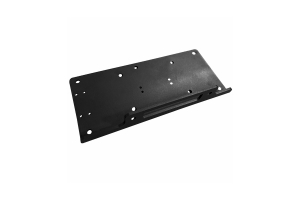 Bulldog Winch Steel Mounting Plate with Black Textured Powder Coat Finish for 10061