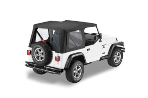 Bestop Supertop Squareback Soft Top for 18-Current Jeep Wrangler JL 4 Door  Models *SELECT MATERIAL*
