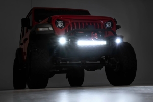 Rough Country Front Tubular Winch Bumper   - JT/JL/JK