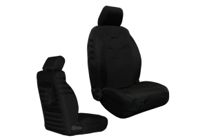 Bartact Tactical Series Front Seat Covers - Black/Black, Non-SRS Compliant - JK 2013+