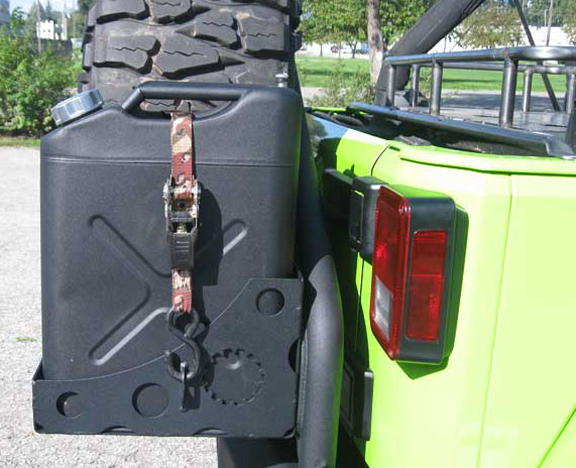 Ace Engineering Jerry Can Holder Black - JK/TJ