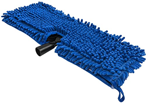 Chemical Guys Chenille Wash Mop w/ Plastic Head Attachment - Blue 