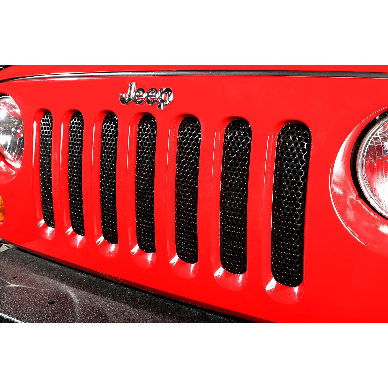 Rugged Ridge Mesh Grille Insert, Black - JK