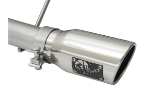 AFE Power Rebel Series 2.5in Cat-Back Exhaust System w/ Polished Tip  - JK