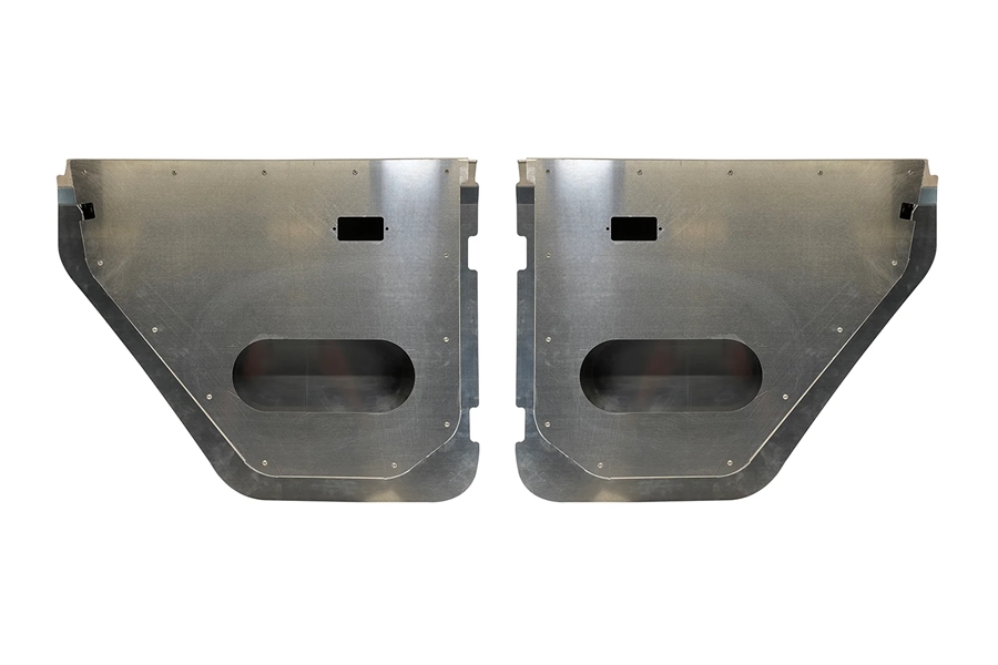 Motobilt Aluminum Rear Half Doors - Bare - JT/JL