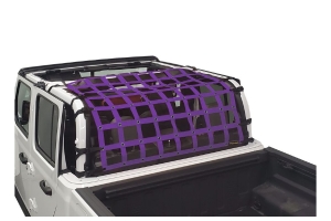 Dirty Dog 4x4 Rear Seat Netting, Purple - JT
