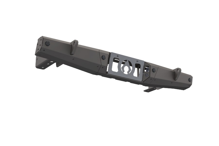 Artec Industries High Clearance Rear Bumper Center Section. Raw Steel - JT