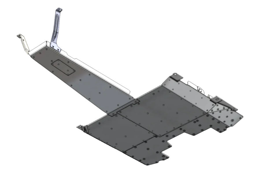 Next Venture Motorsports 7000-Series Aluminum Belly Skids Rockzilla - JL