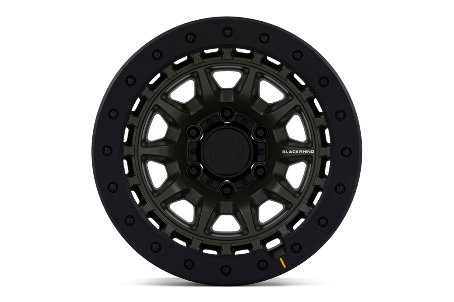 Black Rhino Tusk Wheel, 17x8.5 5x5 -10 - Olive Green - JT/JL/JK