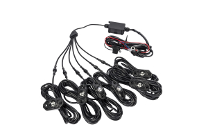 KC HiLiTES 6 PC RGB Rock Light Kit