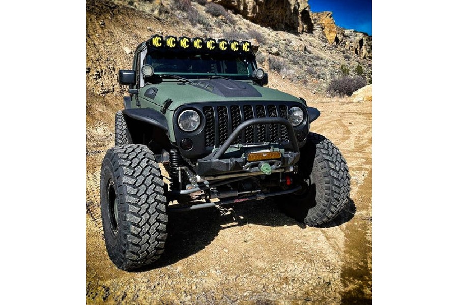 Motobilt Tomahawk Frame Chop Front Bumper w/Bull Bar - Bare  - JT/JL/JK