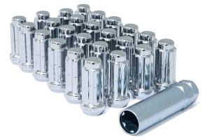Gorilla Automotive 24pc 6Lug M14-1.50 Spline Lug Nut Kit - Chrome
