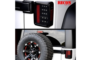 RECON LED Taillights - Clear Lens - JK 