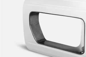Anderson Composites Fiberglass Halo Front Doors w/ Carbon Fiber Inserts  - Bronco 2021-2022 4Dr