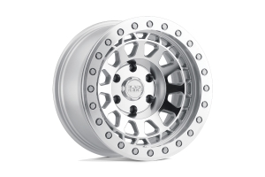 Black Rhino Primm Beadlock Wheel, 17x8.5 5x5 - Silver - JT/JL/JK