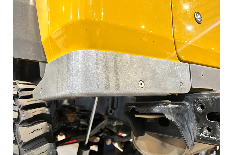 Motobilt Rear Lower Corner Armor - Bare - JL