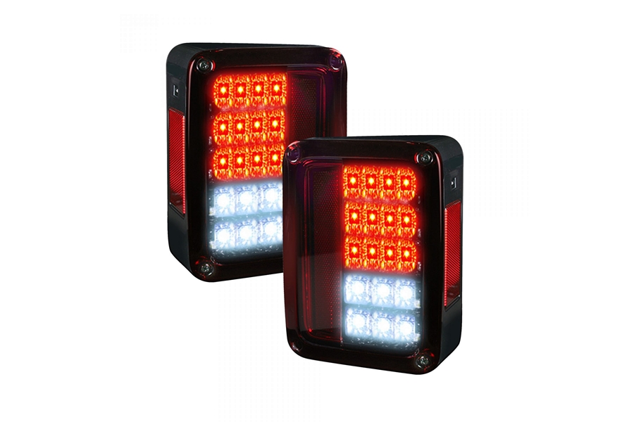 RECON LED Taillights - Smoked Lens - JK 