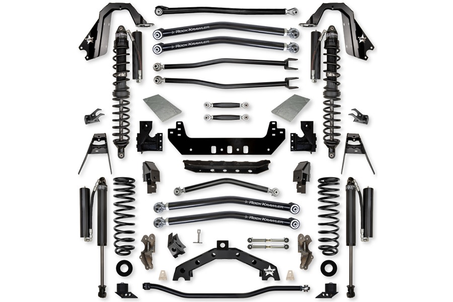 Rock Krawler 3.5in Adventure-X 'No Limits' Coil Over Long Arm Lift Kit - JL 2dr 