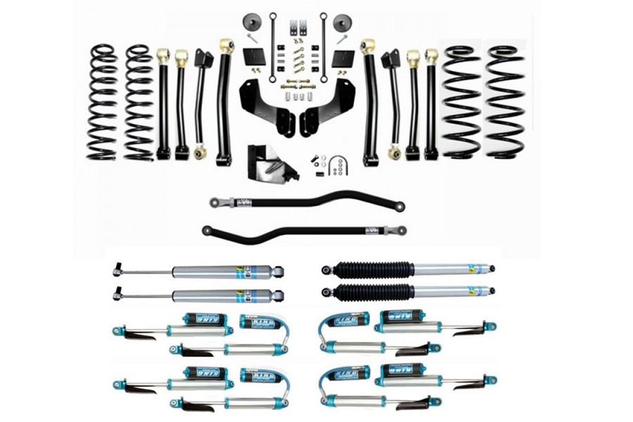 Evo Manufacturing HD 4.5in Enforcer Overland Stage 4 PLUS Lift Kit w/ Shock Options - JL