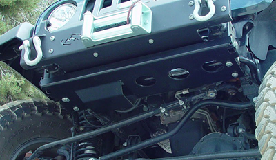 Expedition One Rubi Front Bumper Skid Raw Metal - JK