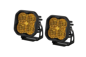 Diode Dynamics SS3 Sport LED Pods, ABL Yellow - Flood