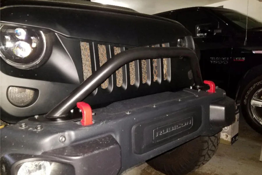Rock Hard 4x4 Grille Guard & Light Mount Hoop for 10A/HardRock/Recon Edition - JK